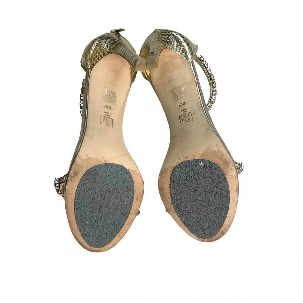 Pelle Moda Frisk Embellished In Snake and Gold Size 8M - previously worn - Picture 5 of 6